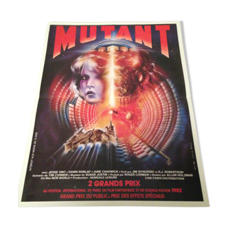 Poster of the film "Mutant" 1982 - 53x29cm