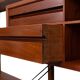 Système mural Royal Teak Poul Cadovius vintage des années 1960 avec 4 armoires