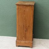 Pitch pine bedside table