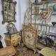 Louis XVI period 18th century fireplace screen in gilded wood