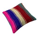 Housse de coussin kilim turc vintage, 40 x 40 cm