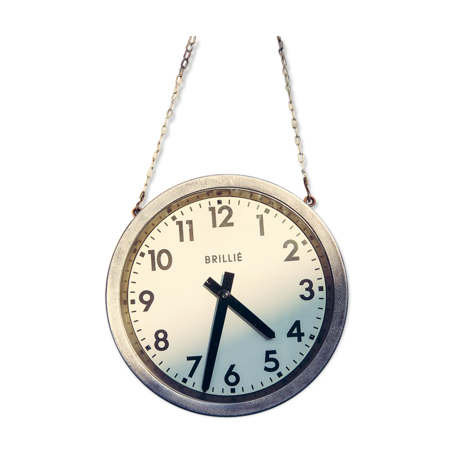 Horloge double face « brillé »