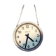 Horloge double face « brillé »