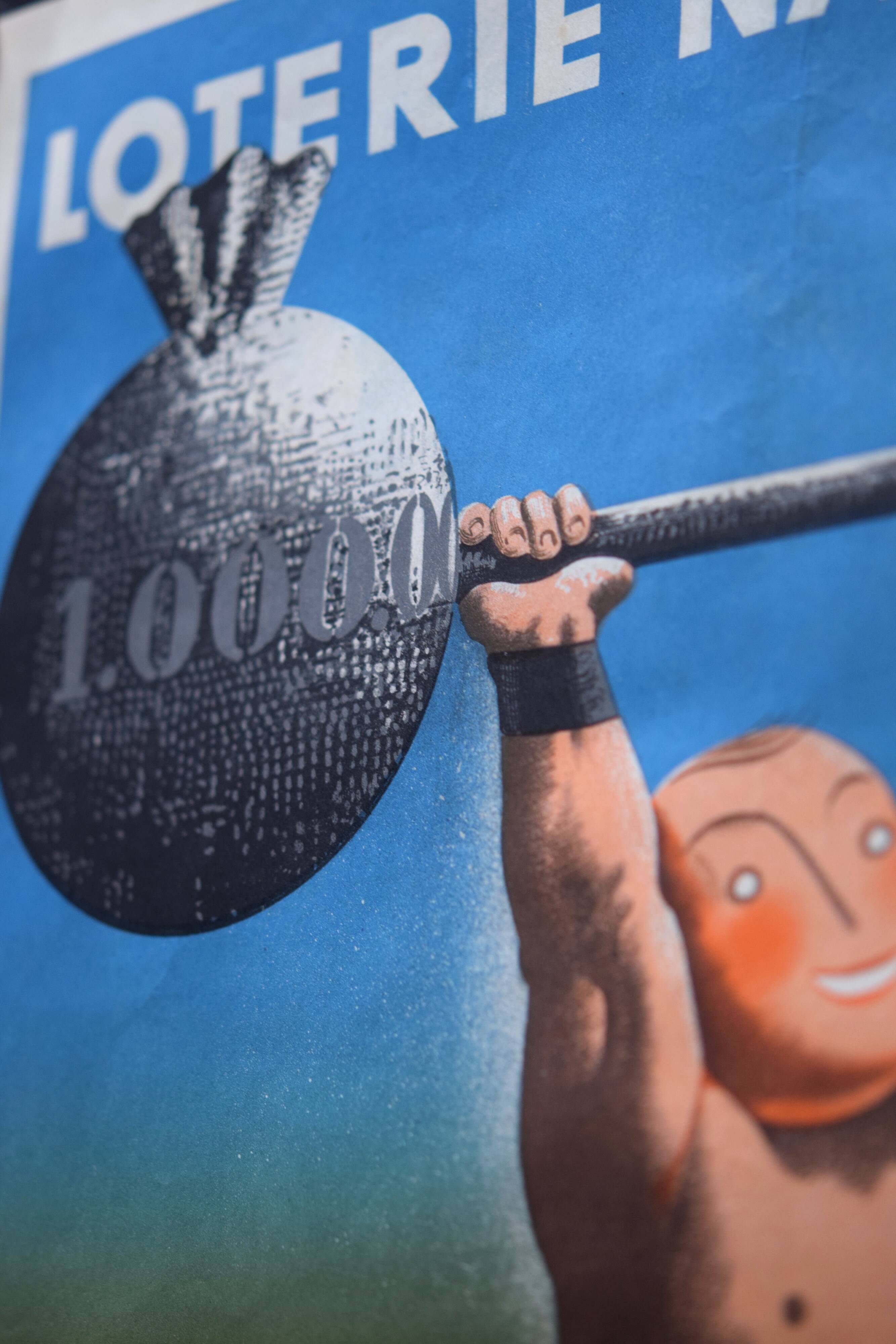 1939 National Lottery Poster "Sports Slice"
