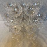 14 glasses of Stuart Crystal Carlingford champagne
