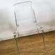 Paire de chaises en plexiglass transparent "Armet Italy"