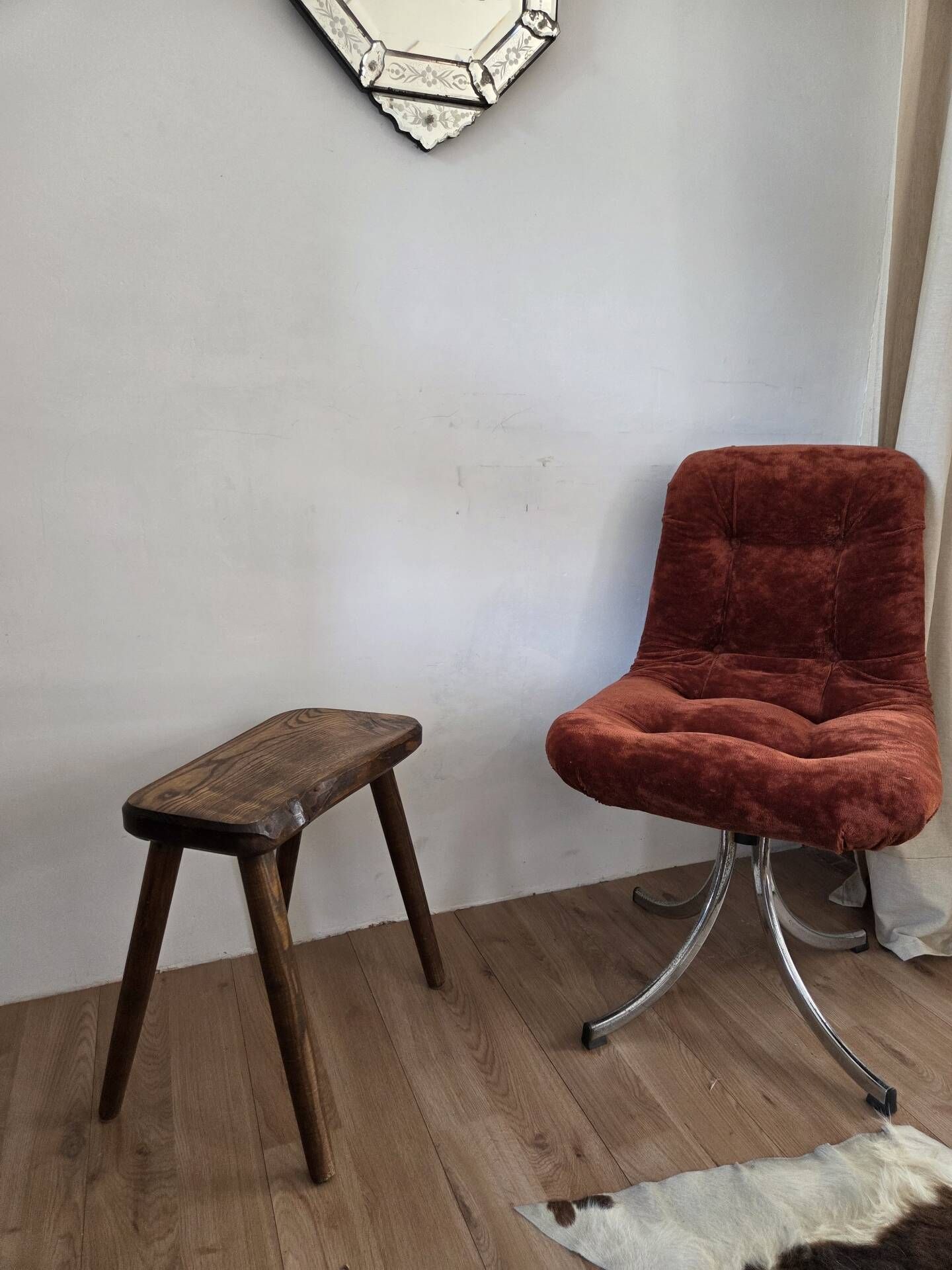 Tabouret brutaliste
