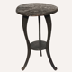 Liberty London 1905 Japanese hand carved floral side table or plant stand