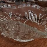 Fruit basket in cut Arques crystal