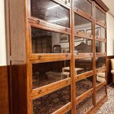 Large Classic English Globe Wernicke Bookcase