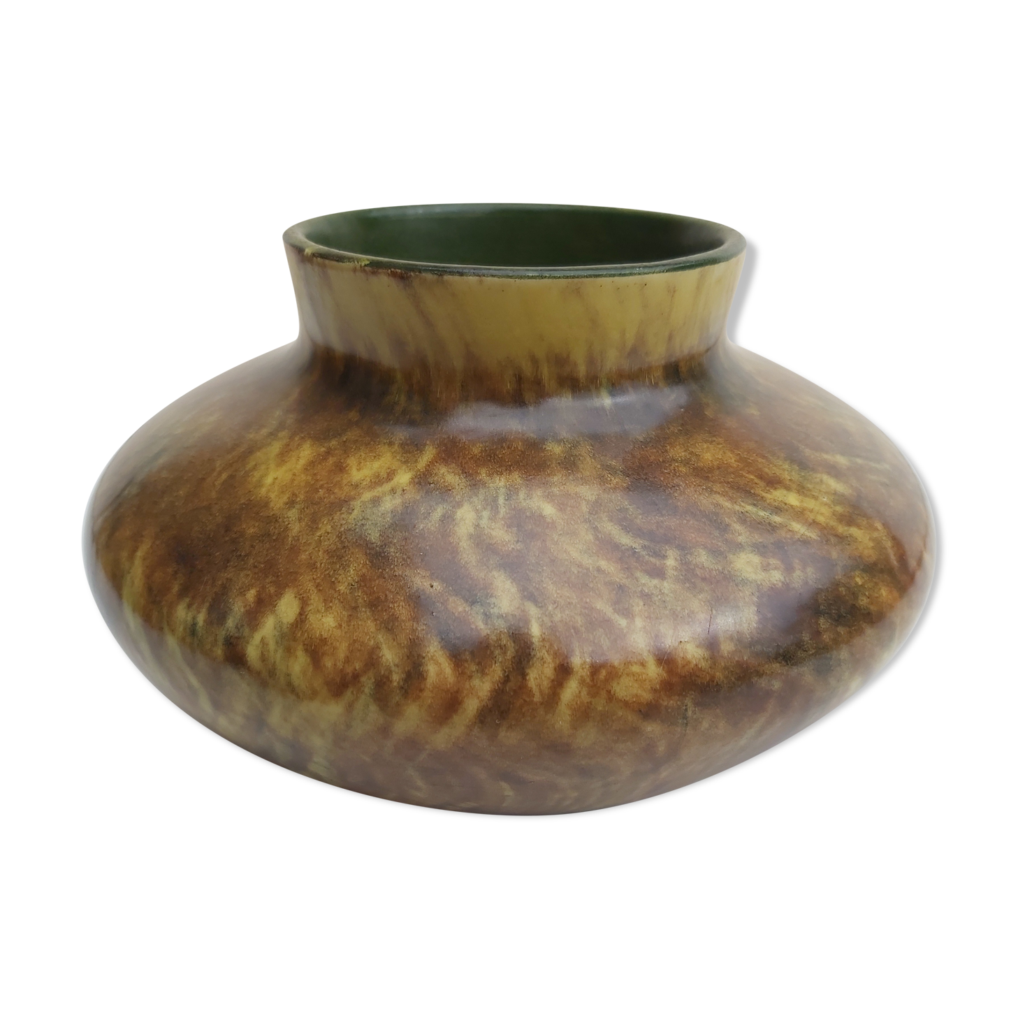 Vase St  Clément décor main