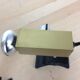 Clip spotlight wall lamps osram aluminum gold square space age 60