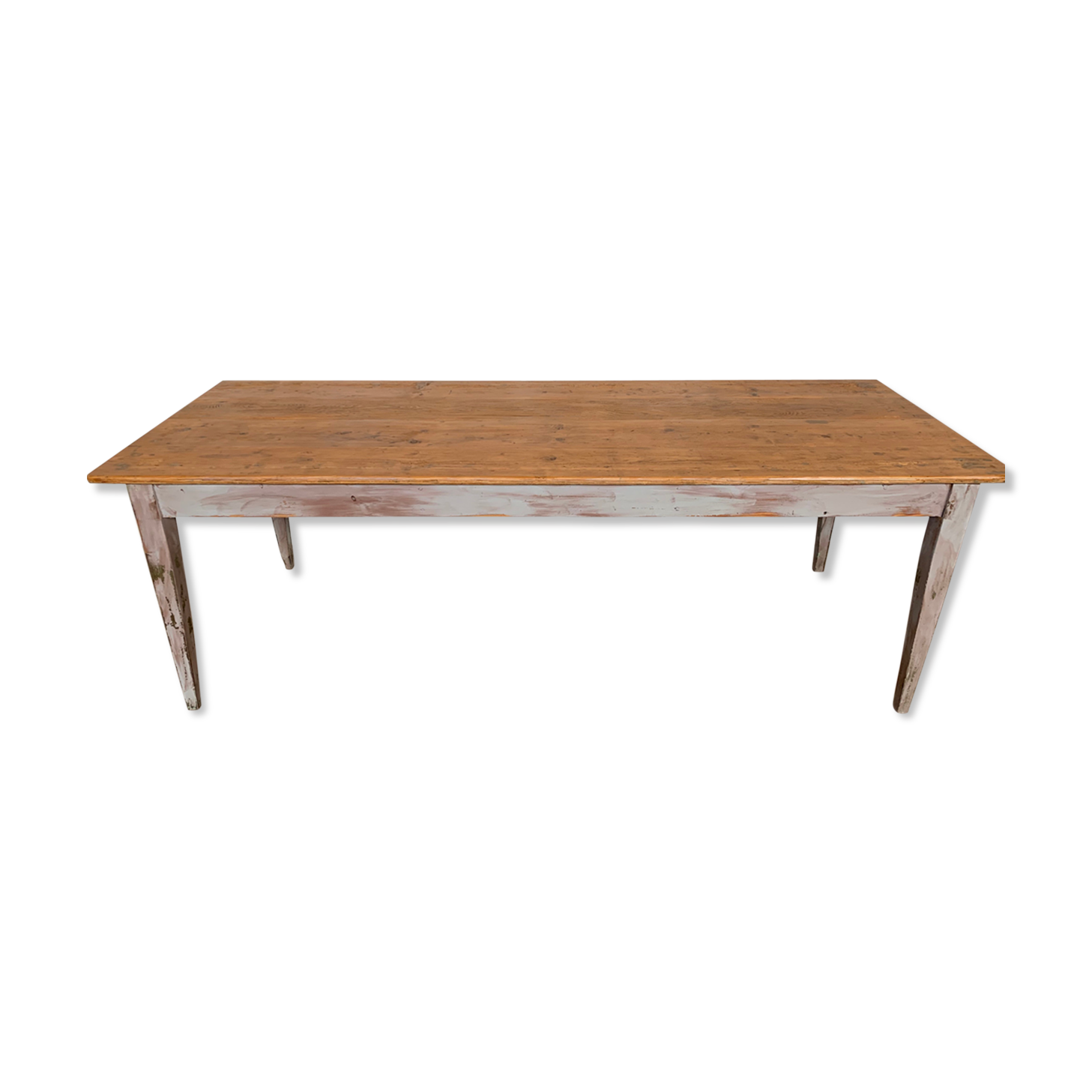 Farm table 19th oak and fir