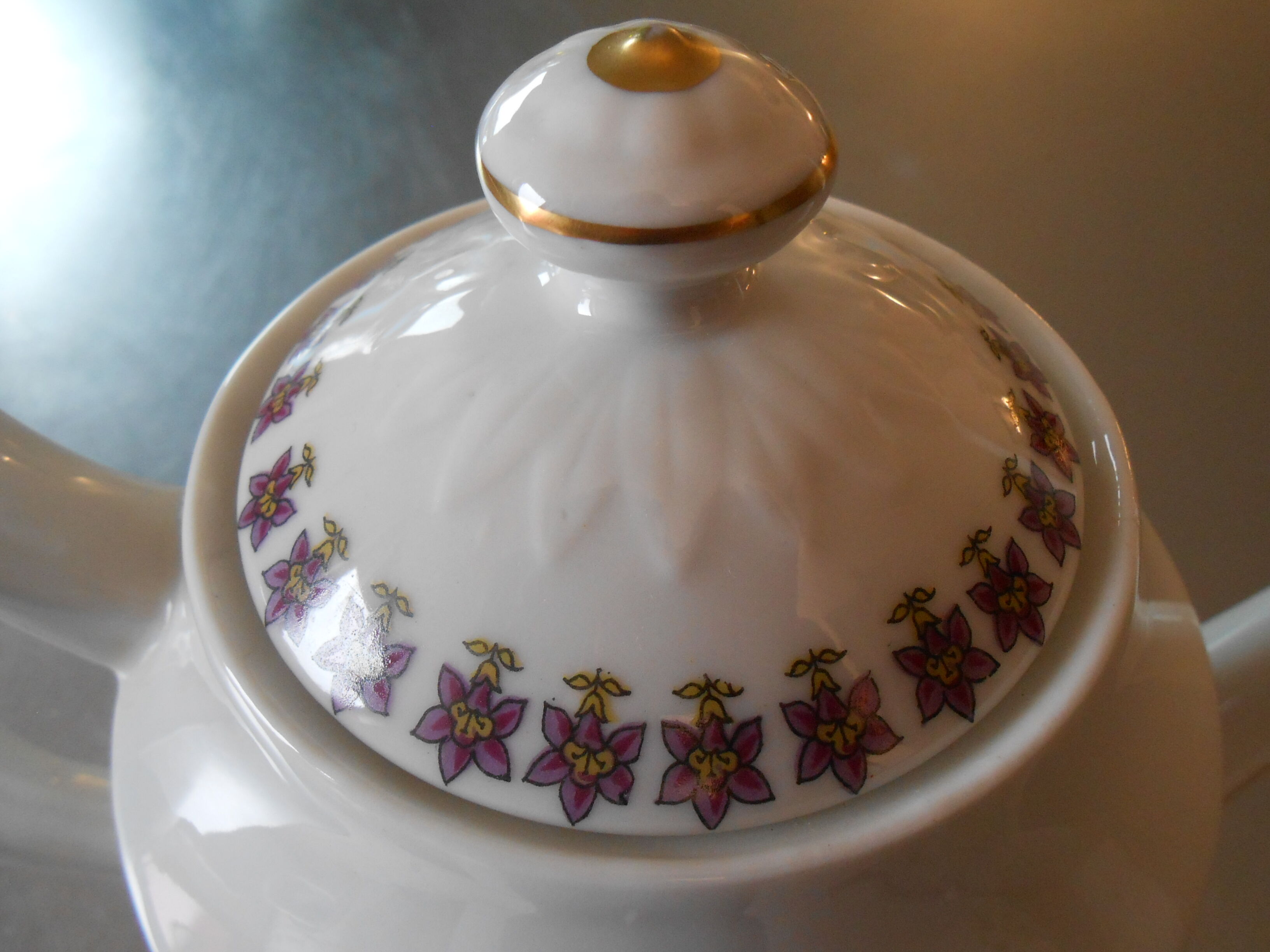 Limoges porcelain teapot