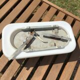 Vintage opaline wall lamp