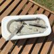 Vintage opaline wall lamp