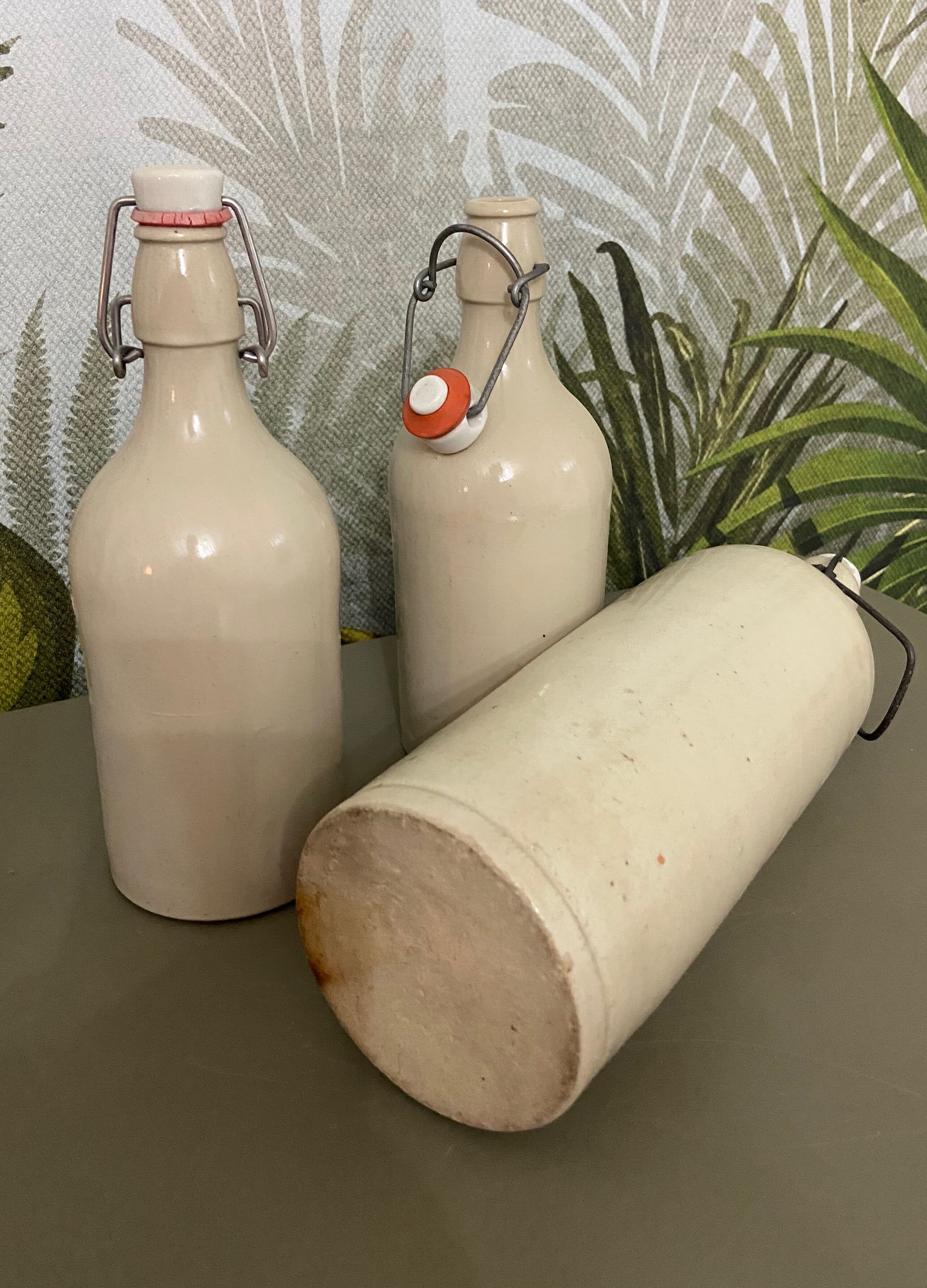 Antique ceramic bottles