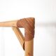 Two vintage bamboo coat racks