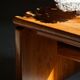 Grande table basse rectangulaire en pin massif du milieu du siècle, moderne danois, années 1960