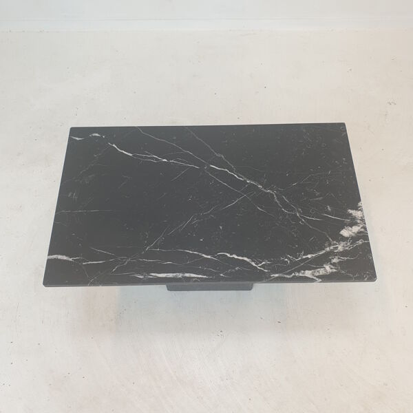 Table basse en marbre italien, années 1980