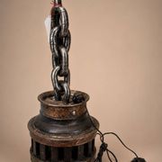Industrial floor lamp