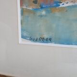 Gouache and watercolor by Raymond Guerrier (1920-2002)