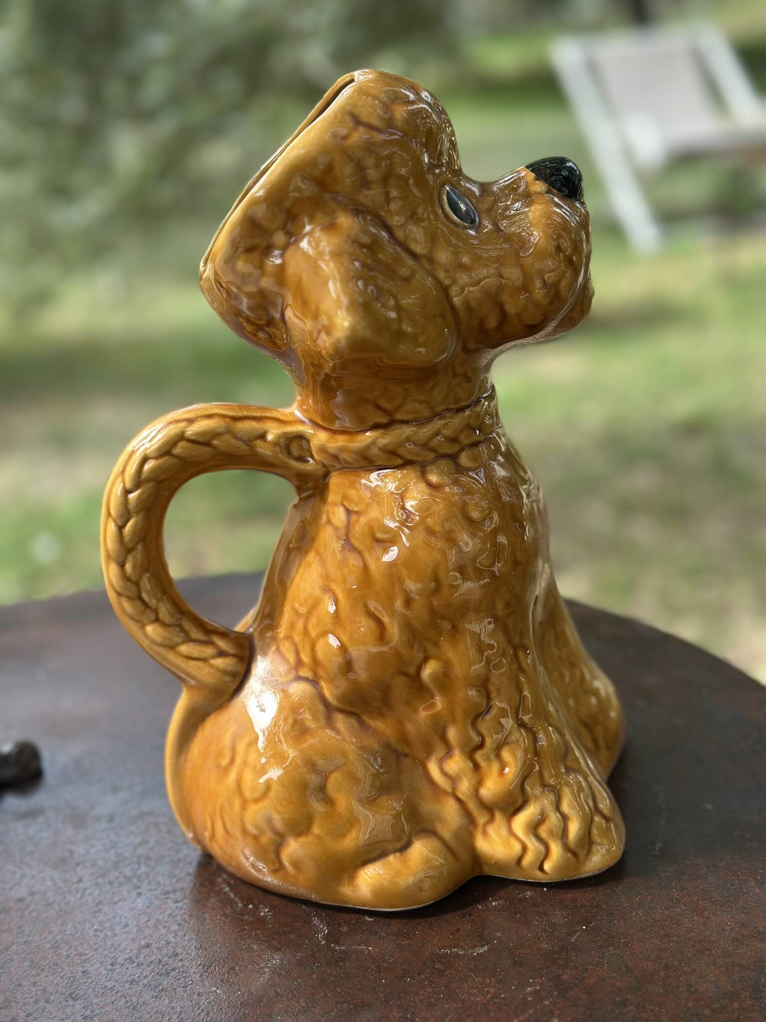 Ceramic Honey Poodle Jug