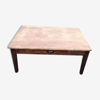 Table basse de ferme en bois