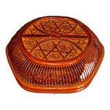 Lacquered bamboo box