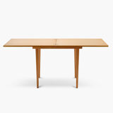Table extensible en frêne des années 1960