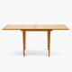Table extensible en frêne des années 1960