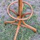Vintage parrot coat rack in raw wood, renovated.