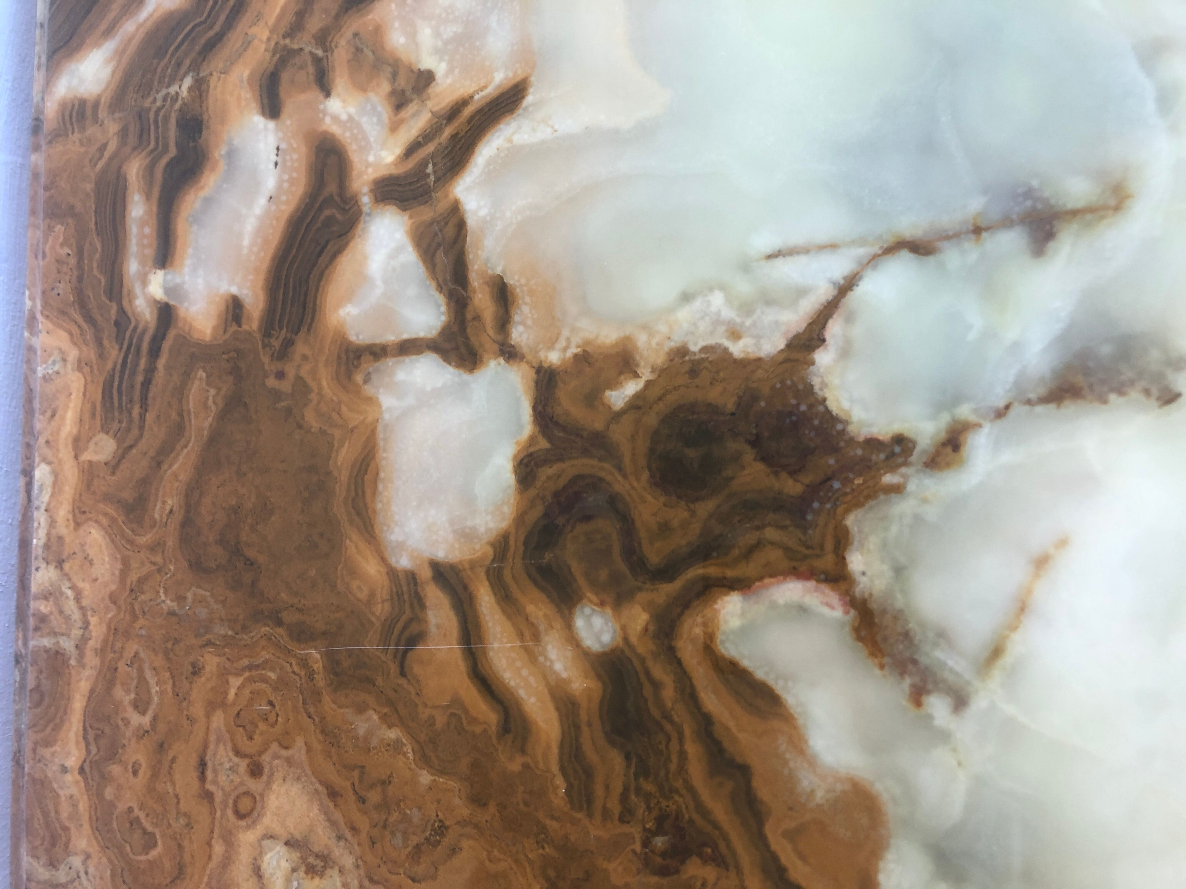 Marble onyx coffee table