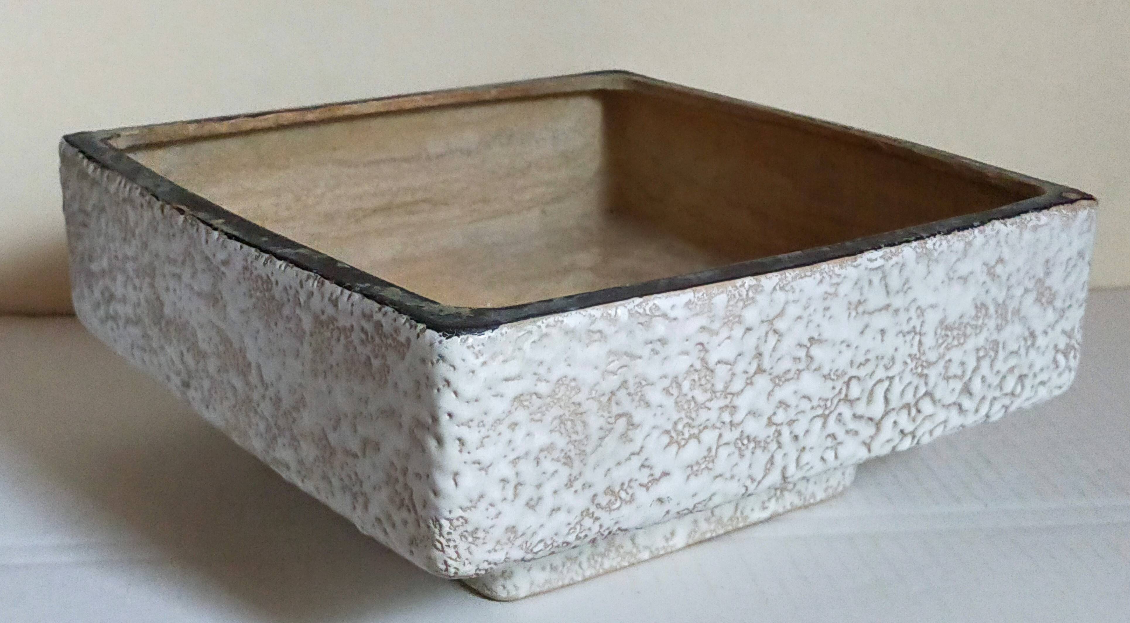 Vetter west-germany ceramic cactus or bonsai pot from the 1950s
