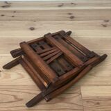 Chaise pliante pour enfants en lattes de bois