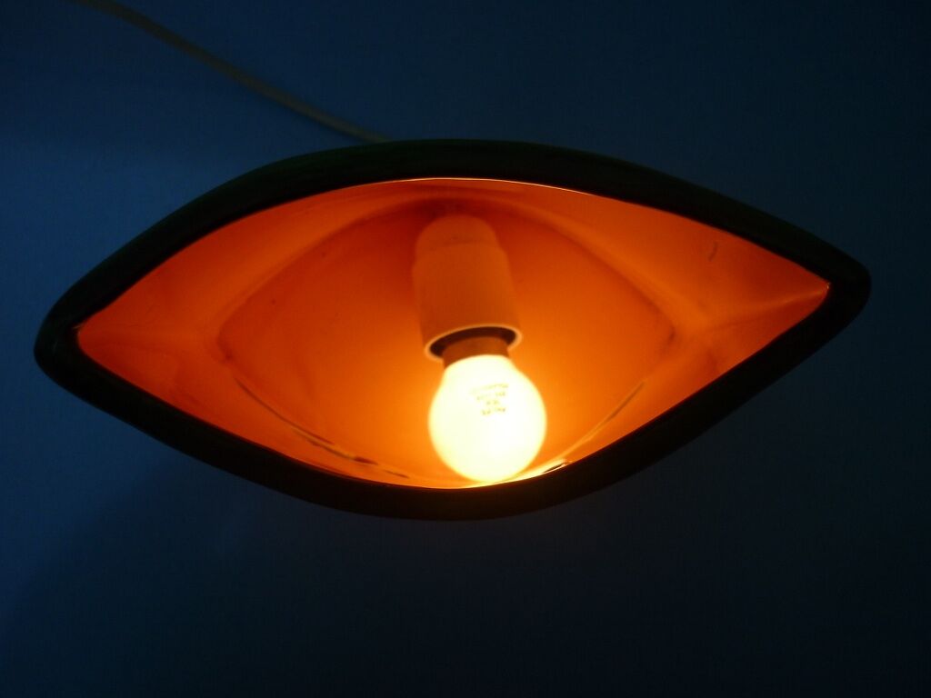 Nice lamp photophore Les Grottes Dieulefit, 1970