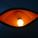 Lampe chouette photophore Les Grottes Dieulefit, 1970