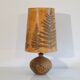 Sandstone lamp by Alain Blanchard 1970