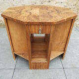 Octagonal art deco side table