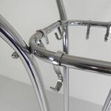 Rare chrome coat rack with colored balls, 1950s