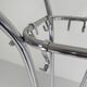 Rare chrome coat rack with colored balls, 1950s