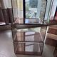 Set of 6 vintage smoked plexiglass modules – 70s/80s – Roche Bobois style