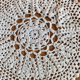 Napperon absolument superbe 23 cm crocheté à la main