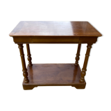 Light wood console with 1 drawer