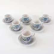 Vintage 1970s Raul da Bernarda Tea Set from Alcobaça, Portugal