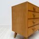 1960s vintage mid-century modern oak chest of drawers