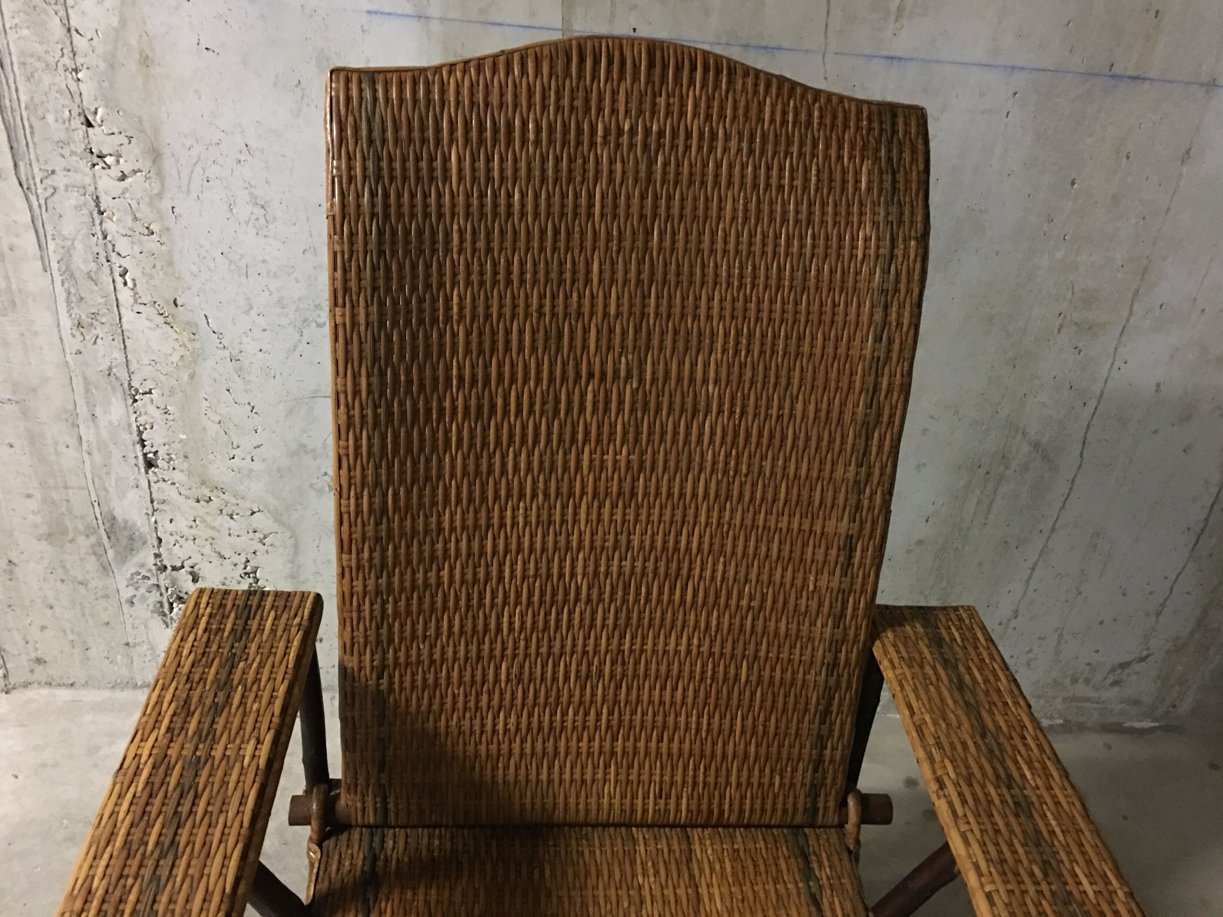 50s Wicker Lounge chair