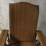 50s Wicker Lounge chair