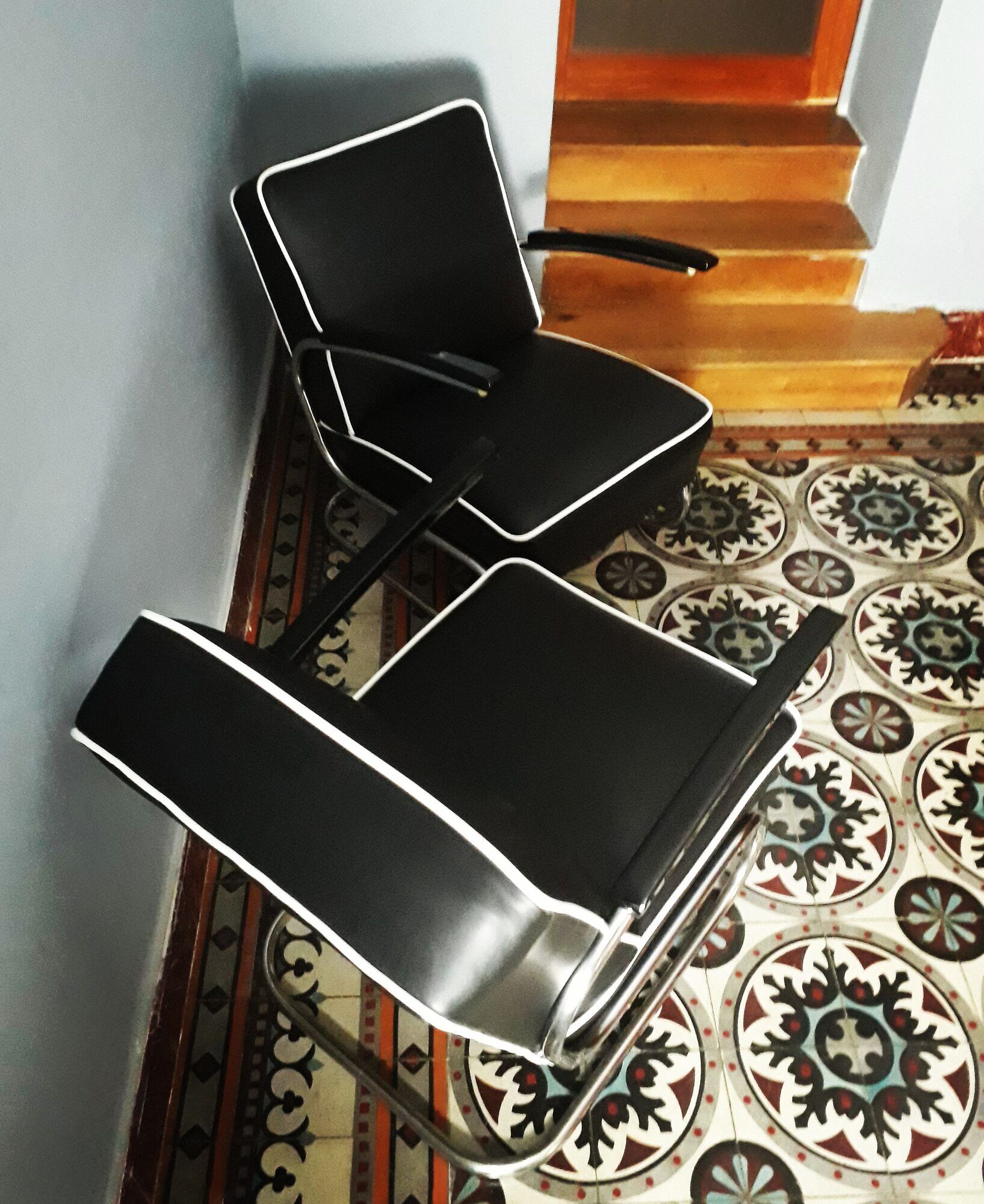Pair of Bauhaus armchairs by Slezàk, K29 model, Gispen-Thonet 1932 design