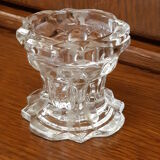 Reims crystal candle holder signed
